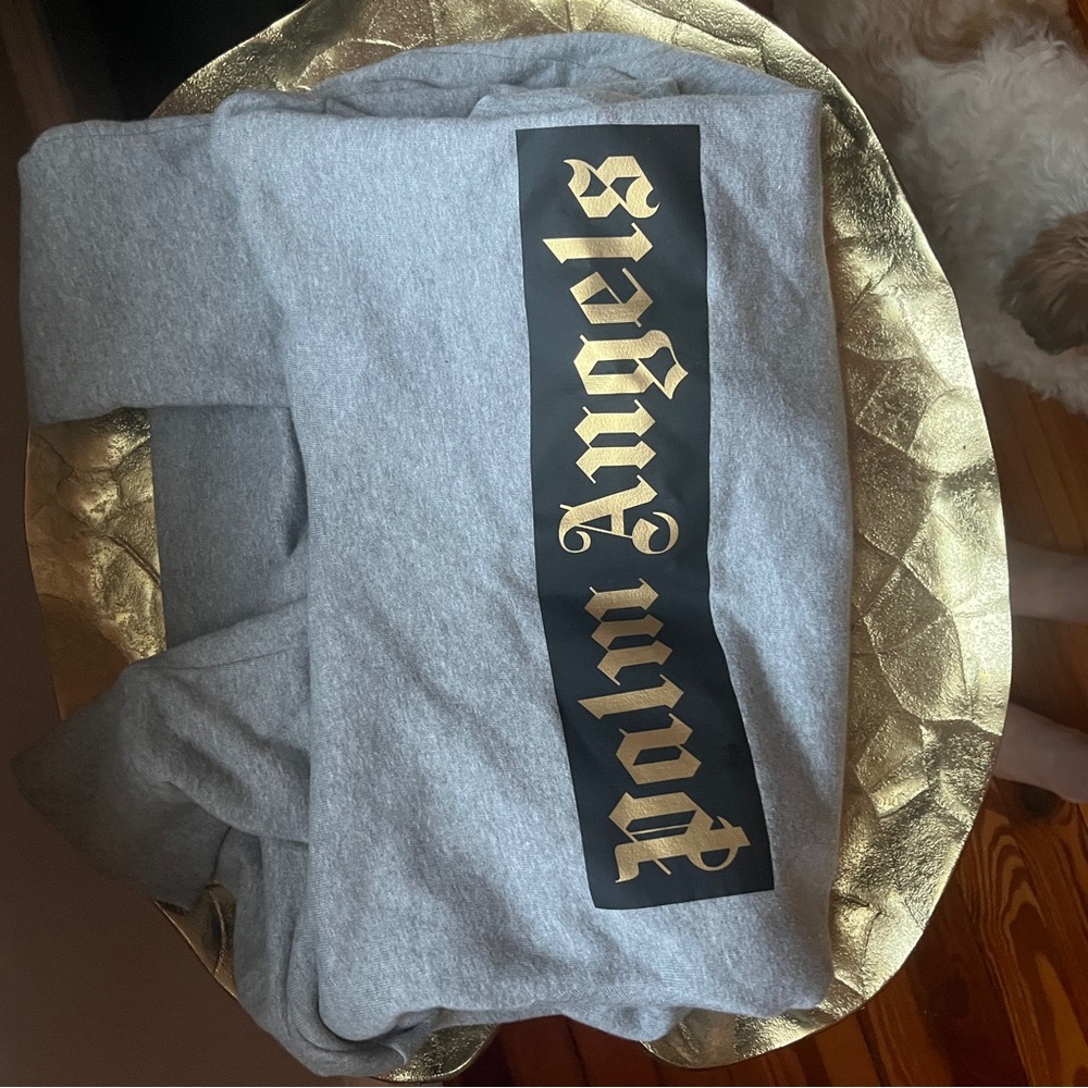 PALM ANGELS GRAY HOODIE